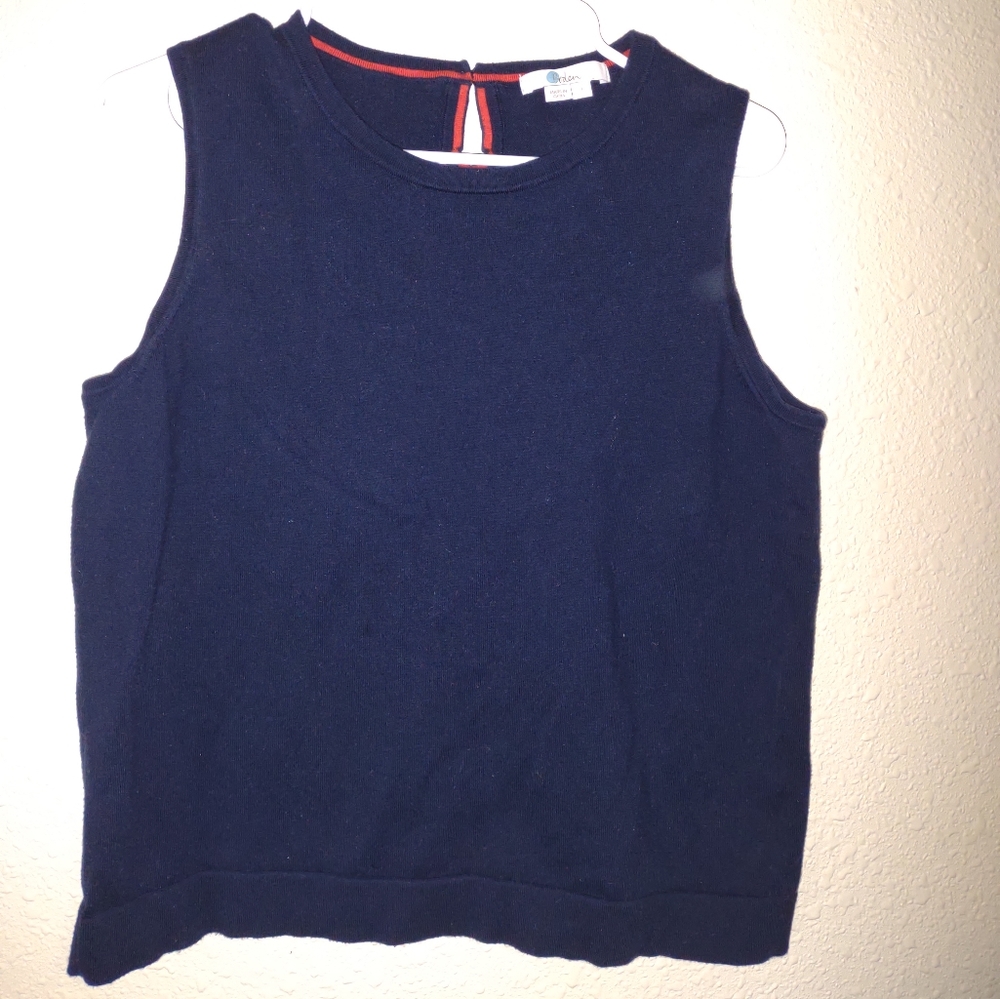 Boden Navy Sweater Vest